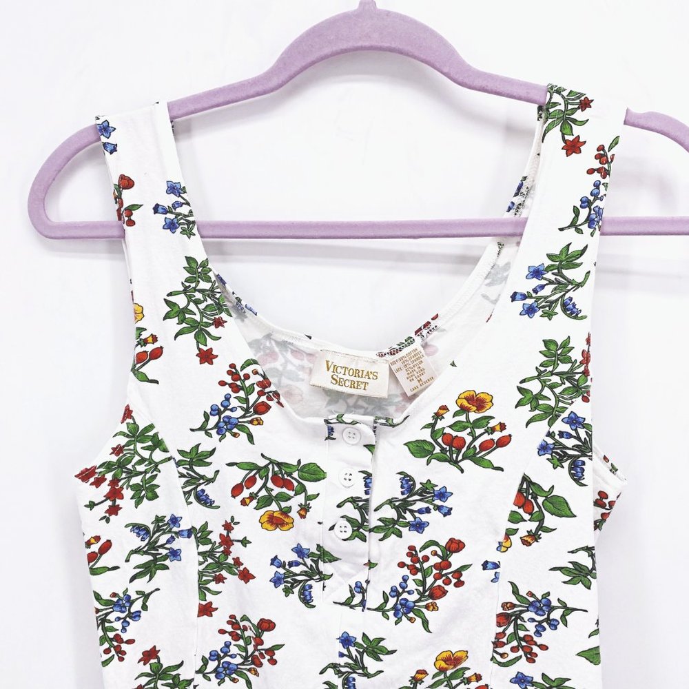 Victoria's Secret Vintage Floral Sleep Romper - Picture 2 of 6